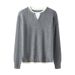Korean-Style Layered Mock Neck Sweater For Men – Thickened Oversized Pullover With Stretchable Fabric, Casual Winter Turtleneck_voghion.com