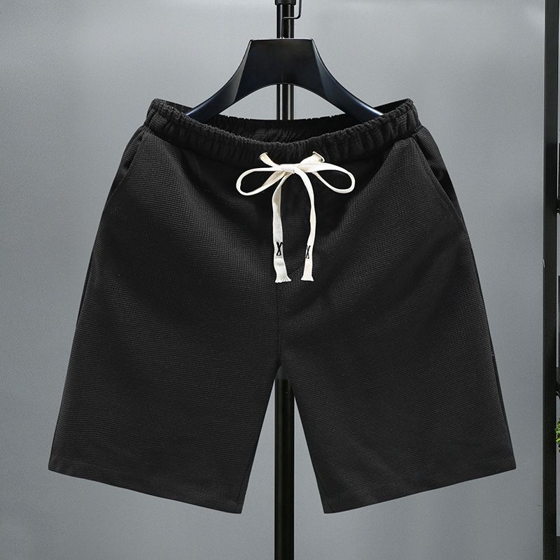 Férfi ruházat Nyári új 5 pontos lezser rövidnadrág férfiaknak, divatos és stílusos lezser rövidnadrágok, nagy méretű sportnadrágok_voghion.com