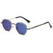 2225 polygonal hexagonal gradient sunset metal sunglasses, men's and women's glasses_voghion.com