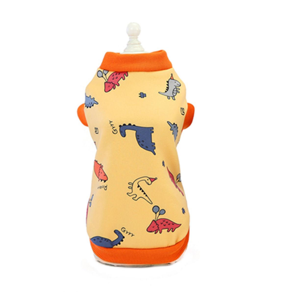 Guangying Autunno Inverno Pet Latte Seta Cartone Animato Maglione Stampato Vestiti Elastici per Cani e Gatti_voghion.com