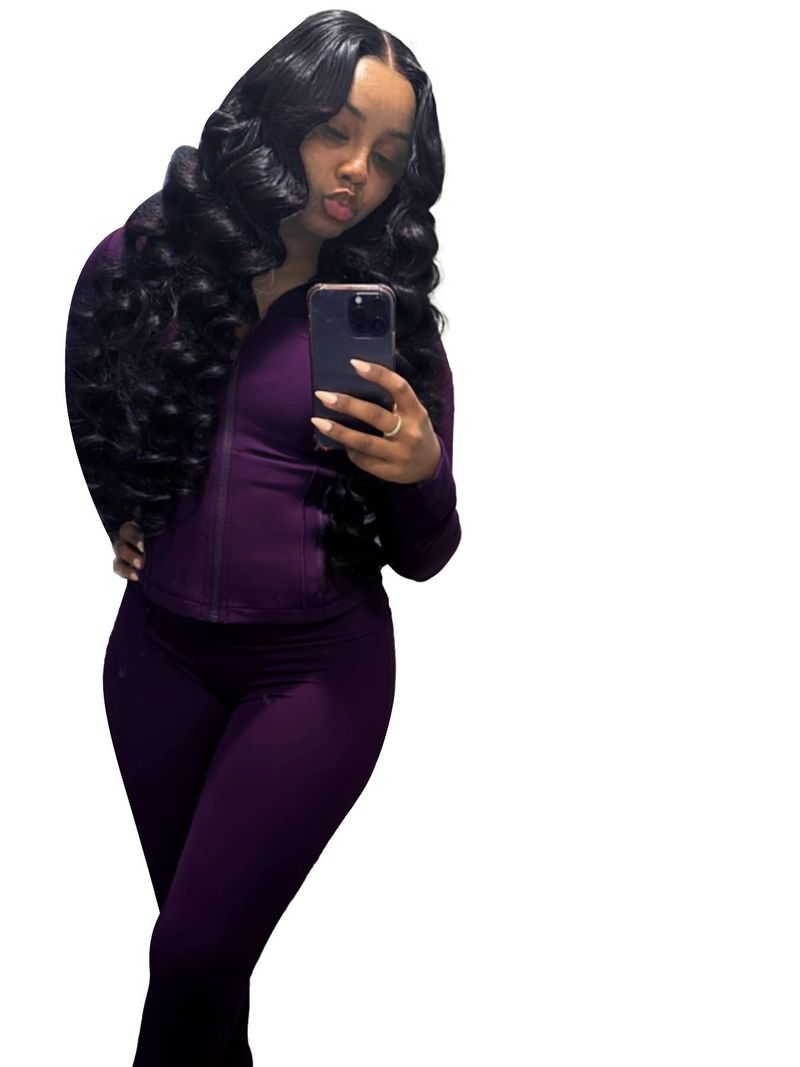 Autumn And Winter New Long Sleeves Zipper Crop Top Suits Tracksuits Women's Suits Fashion Pants Female Soild 2 Piece Sets 2024_voghion.com