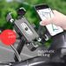 Support de téléphone universel pour moto et vélo, pour livreurs - Réglable à 360°, déverrouillage par simple pression, poignée antidérapante pour tous les smartphones_voghion.com