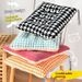 Houndstooth Plush Sofa Cushion - Ultra Soft Fleece Seat Pad With Anti-Slip Backing, Universal Fit For Couches & Chairs, Minimalist Home Decor_voghion.com