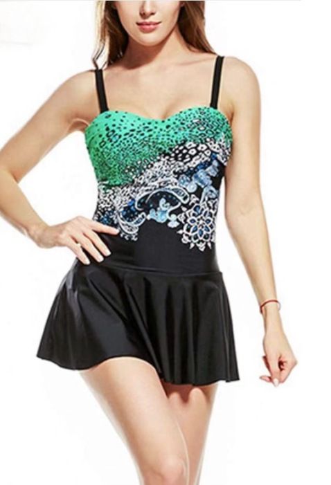 Women's Clothing One Piece Swimsuit Long Sleeves And Long Pants Color Matching Conservative Sunscreen Diving Surfing Suit Wetsuit, Surf Suit_voghion.com