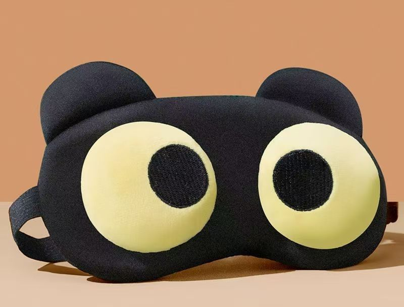 Funny Eye Fatigue Relief, Light Blocking, Breathable Sleep Mask Men And Women, Hot Students, Cute Cartoon Ice Compress_voghion.com