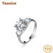 Tancise Classic Moissanite Silver Ring Ladies Jewelry Wedding Promise Party Gift_voghion.com