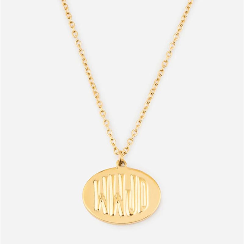 Collana di perle in acciaio inossidabile con ciondolo ovale a forma di farfalla, con fede cristiana e goccia d'olio_voghion.com