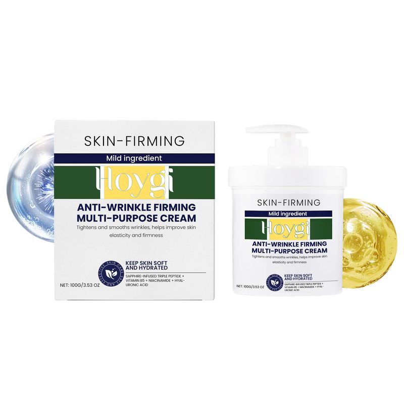 Crema viso rassodante Hoygi 100 g, attenua le linee sottili, ripara le rughe secche, schiarisce, rassoda, idrata, illumina e solleva la pelle._voghion.com