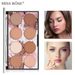 MISS ROSE Makeup 8 Colors Long Lasting Makeup Oil Control Makeup Powder Waterproof Contour Concealer Powder_voghion.com