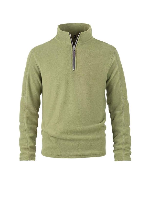 "Men's Fleece-Lined Winter Jacket – Thick Sherpa Collar Zip-Up (Lightweight & Warm)"_voghion.com