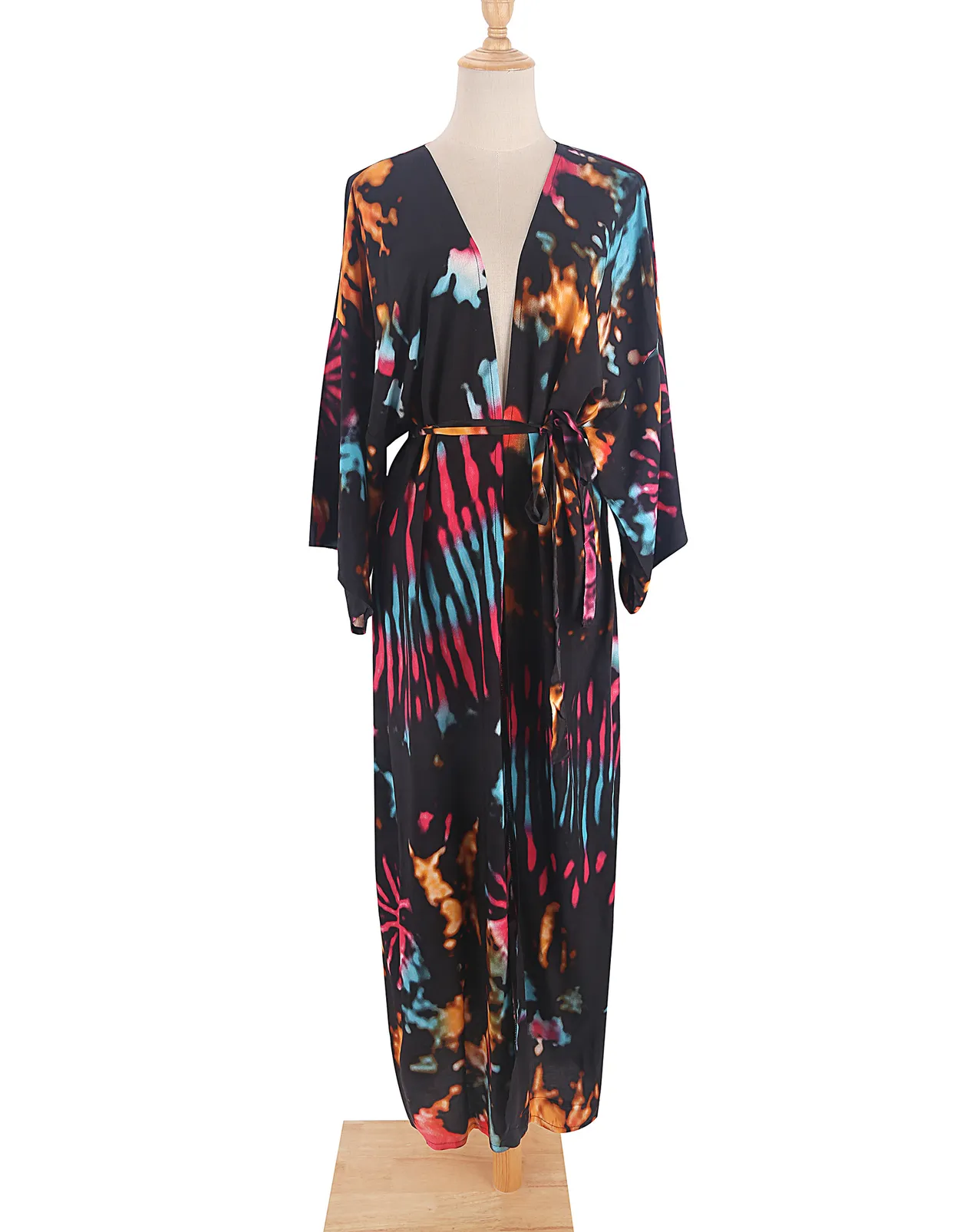 Women's Clothing Cotton Printed Cardigan Beach Skirt Bikini Shirt Swimsuit Outer Wear Sunscreen Clothing Seaside Holiday Skirt_voghion.com