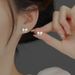Sterling Silver Needle Bowknot 2023 New Trend Korean Style Elegant Simple Student Zircon Earrings_voghion.com
