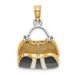 14K & Rhodium 3-D And Enameled Opens Handbag Charm_voghion.com