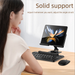 New Rotating Compatible With Phone Stand Computer Tablet Huawei Samsung Android Wireless Bluetooth Keyboard_voghion.com