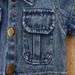 Kinderkleidung Sommer Stilvolle Mädchen Arbeitskleidung Denim Zweiteiler Kurzarm Strickjacke + Shorts_voghion.com