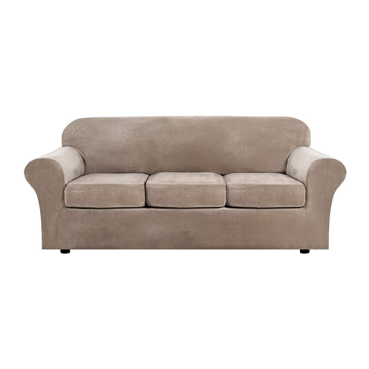 velvet all inclusive stretch sofa cover thickened high end sofa cushion cover super soft two or three fabric sofa cover_voghion.com