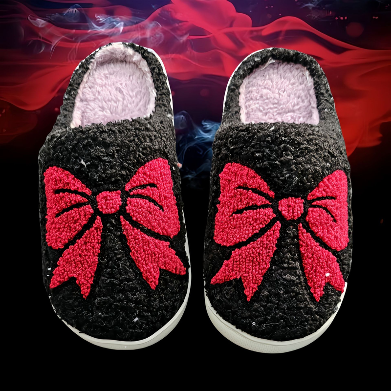 Baumwolle hausschuhe winter herbst hause mit plüsch warme und schmutzige monat schuhe cartoon Halloween_voghion.com