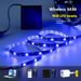5V USB RGBIC LED Şerit Işıklar – 5050 SMD Çip, 16 Milyon Renk, Uygulama ve Uzaktan Kumanda, TV Arka Aydınlatması ve Oyun Ortamı_voghion.com
