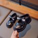 Children's Shoes Girls Spring And Autumn New Small Leather Shoes Soft Bottom Non Slip Retro Single Shoes Medium And Large Children's Princess Shoes_voghion.com