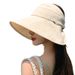Cinghia a farfalla per l'estate, dolce e carino, grande cappello a cilindro Eave Sky, resistente ai raggi UV, cappello da sole pieghevole_voghion.com