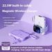 Ultra-Thin Magnetic Wireless Power Bank With Magsafe Fast Charging, Portable Stand & Built-in Cable For IPhone_voghion.com