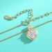 Collier en argent sterling avec pendentif en forme de cœur et moissanite pour femme, chaîne de clavicule polyvalente, simple et tendance_voghion.com