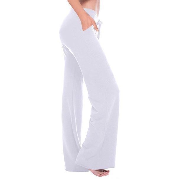 2023 Autumn/Winter Elastic Waist Slant Insert Bag Yoga Pants Women's Casual Versatile_voghion.com