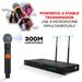 5 Core Wireless Microphones 8 Channel Dynamic Karaoke Professional UHF Singing Mic System Handheld Cordless Microfonos Inalambricos for Singer DJ Chur_voghion.com
