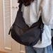 2024 New Canvas Women's Commuter Handbag Large Capacity Shoulder Fall and Winter Underarm Bag_voghion.com