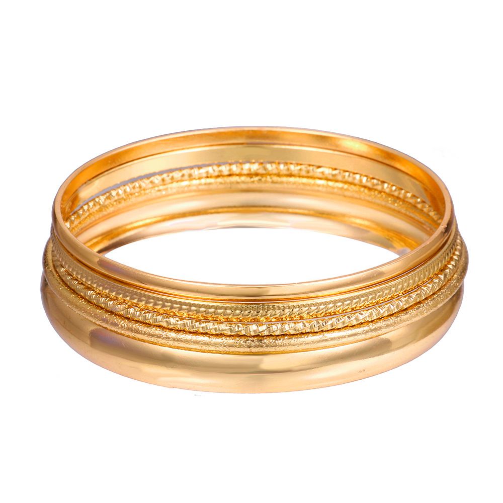 Braccialetto multistrato in lega, set da 5 braccialetti da donna, combinazione di gioielli_voghion.com