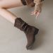 CMY-Medium Boots Children's Summer And Autumn Thick-soled Martin Boots Single Boots_voghion.com