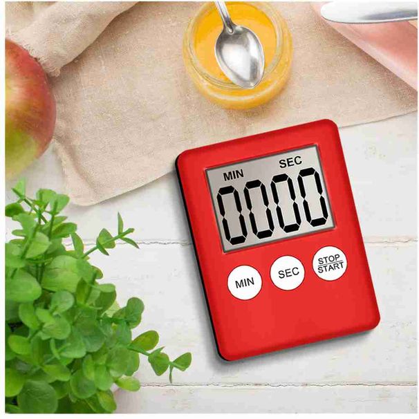 Orologio magnetico con timer da cucina con schermo digitale LCD super sottile, cronometro per dormire, temporizzatori, strumenti_voghion.com