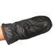 Sheepskin For Men And Women Winter Warm Riding Snow Play Cold-Proof Black Genuine Leather Fingerless Gloves_voghion.com