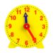 Clock model 10cm primary school mathematics first and second grade understanding time students two-needle linkage clock face clock teaching aids_voghion.com