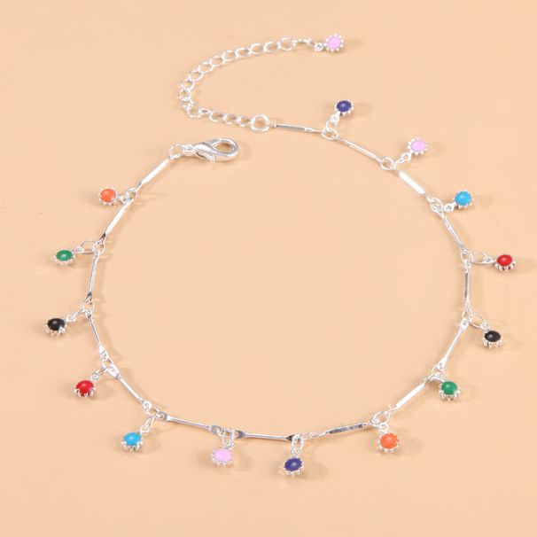 Accessori Moda Tendenza Semplice Cavigliera da Donna con Girasole_voghion.com