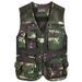 Men's Clothing zipper summer three dimensional patch pocket camouflage loose casual thin vest work vest_voghion.com