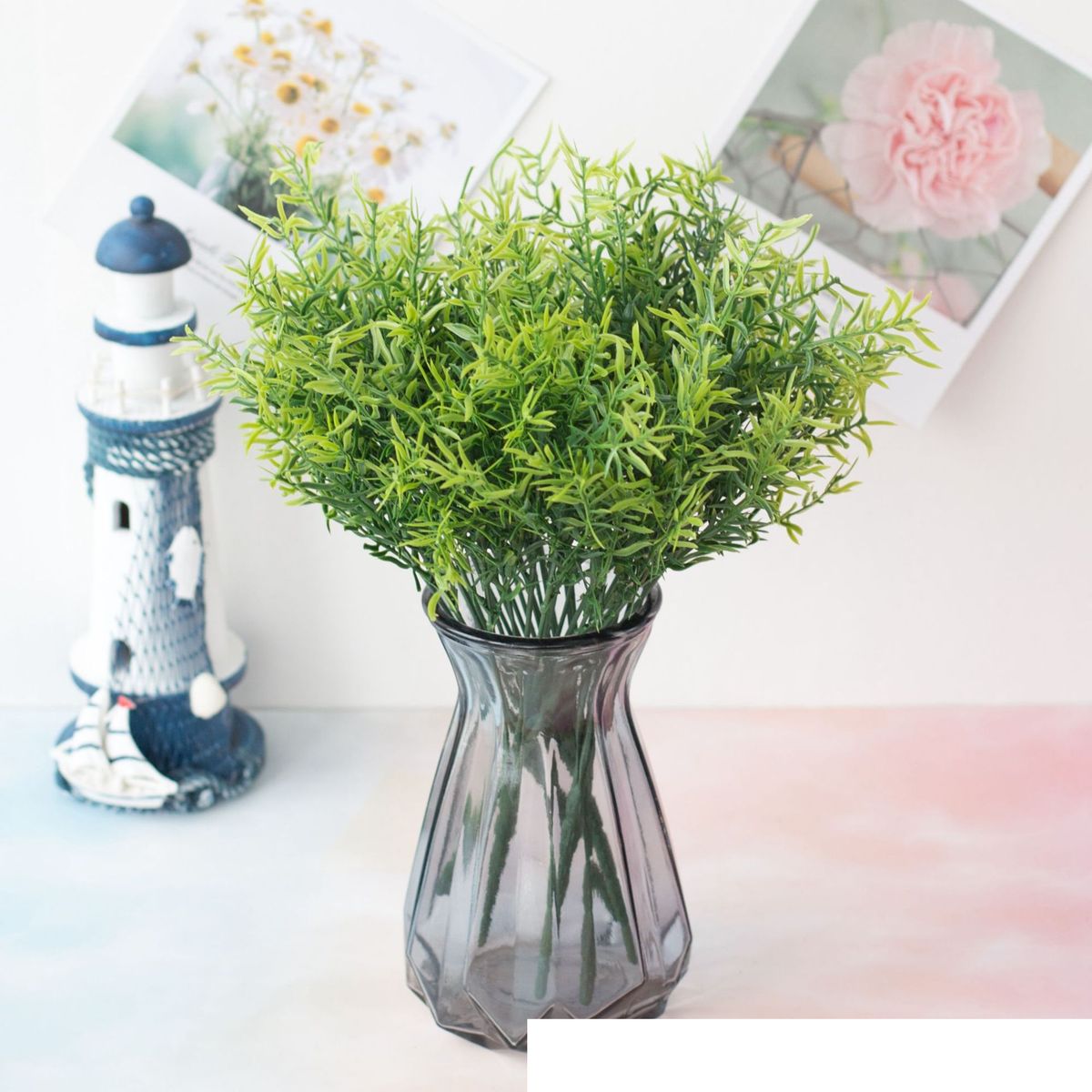 Fabrik Großhandel künstliche Pflanze Gras Blume Kunst Hilfsmaterialien 7-zackigen Perlengras Hochzeit Fotografie Pflanze Wand Einstellung_voghion.com