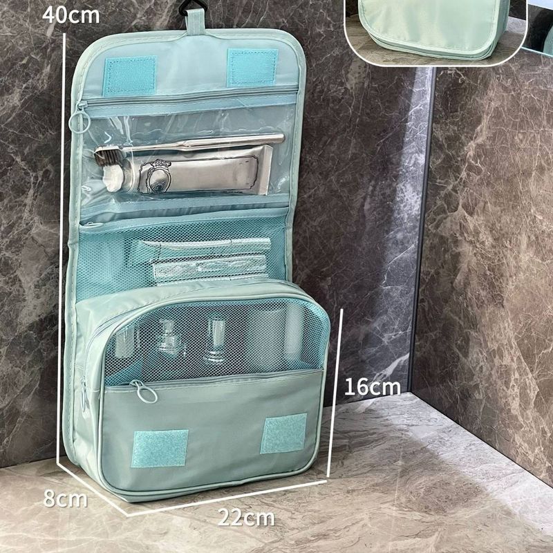 Borsa da viaggio impermeabile per donna - Organizer per cosmetici multiscomparto di grande capacità_voghion.com