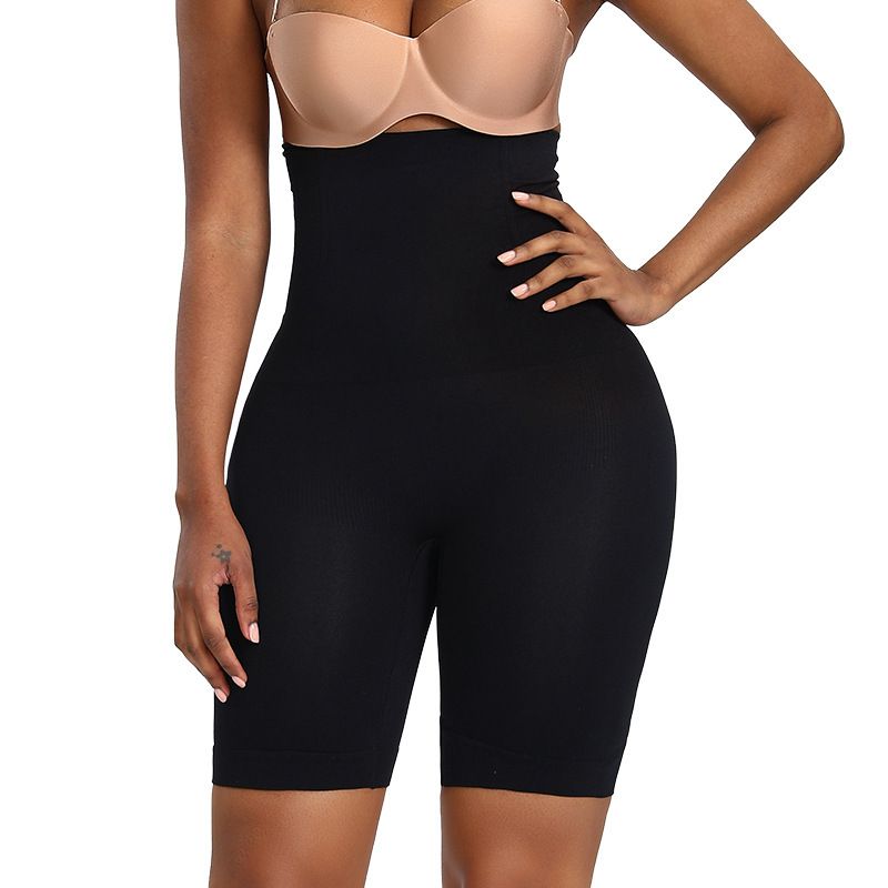​​High Waist Seamless Shapewear Shorts For Women – Tummy Control, Anti-Rolling, No Show, Plus Size (XS-5XL, Nude & Black)​​_voghion.com