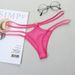 2025d New Transparent Sexy Bikini Thin Strap Hollow Triangle Low Waist Women's Panties 1001_voghion.com