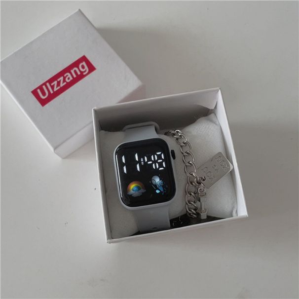 Technologische LED-Astro für männliche und weibliche Studenten Instagram High Beauty Watch mit einfacher Mode und wasserdicht_voghion.com