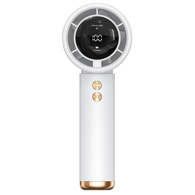 Nowy, 100-biegowy, szybki, przenośny, miniaturowy wentylator biurkowy z funkcją ładowania przez USB N68_voghion.com