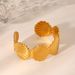 Semplici bracciali a conchiglia per donna, bracciali in acciaio inossidabile placcato oro, accessori di bigiotteria alla moda, regalo per ragazza_voghion.com