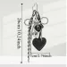 Ins Smooth Leather Pearl Y2k Long Tassel 3D Bow Keychain Korean Style Charm Bag Wallet Decoration School Y250418_voghion.com