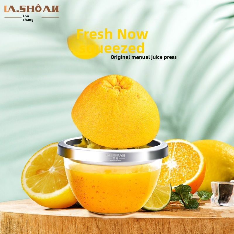 304 Portable Manual Juicer Squeezer Juice-Pulp Separator Orange Lemon Household Juicing Tool_voghion.com
