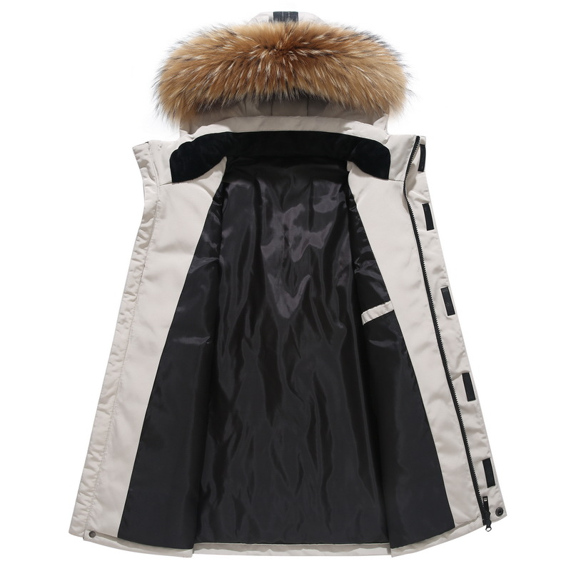 Winter Daunenjacke für Herren, kurz, verdickt, warm, Pelzkragen, koreanischer Stil_voghion.com