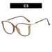 Women's Eyeglasses Ultra Light Glasses Frame For Myopia Suitable For Big Face Slimming Anti Blue Light Glasses Frame Plain Glasses For Round Face_voghion.com