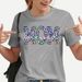 women's clothing Mother's Day mom pattern printing trendy short-sleeved T-shirt women's bottoming shirt top_voghion.com