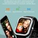 Smartwatch voor kinderen met GPS/WiFi/LBS-tracking, 1,78 inch HD-touchscreen, 30W-camera, Android-compatibel - roze/blauw/zwart_voghion.com