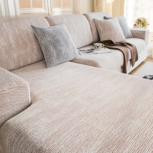 Chenille-Stretch-Sofabezug, ultraweich und rutschfest, vollständige Abdeckung, universell passend für Ecksofas/Zweisitzer/Sessel_voghion.com
